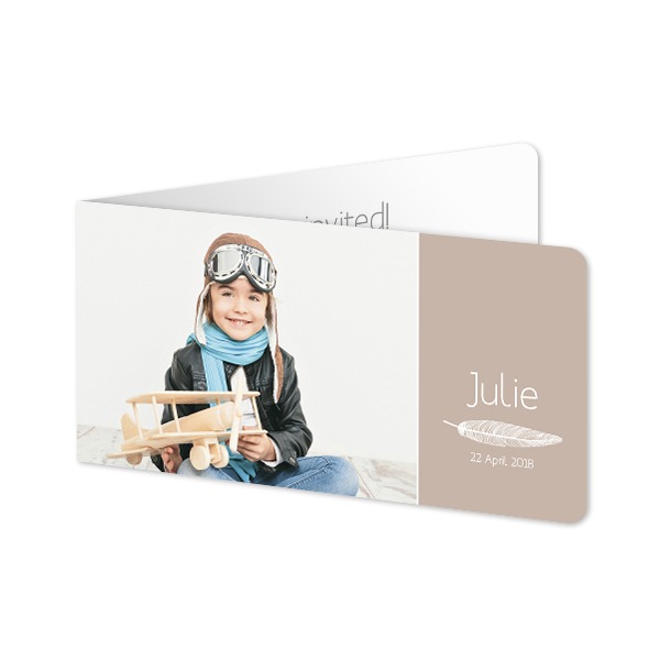 Foldede Fotokort Pano liggende runde hjørner 19,6 x 9,3 cm