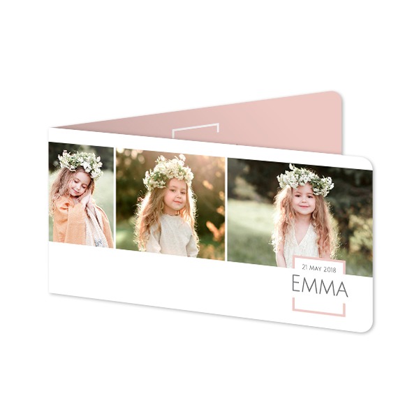 Text On Colored Frame Square