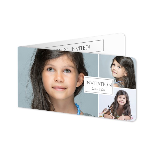 Folded Card Panoramic landscape rounded corners 19,6 x 9,3 cm Folded Card Panoramic landscape rounded corners 19,6 x 9,3 cm