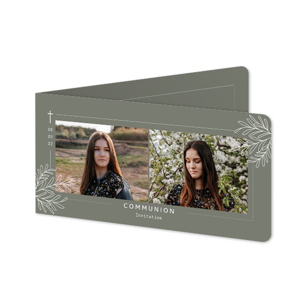 Gevouwen Kaart Panorama liggend met ronde hoeken 19,6 x 9,3 cm Gevouwen Kaart Panorama liggend met ronde hoeken 19,6 x 9,3 cm