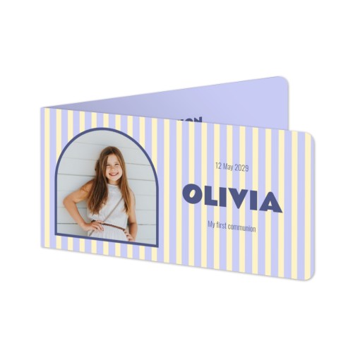 Folded Card Panoramic landscape rounded corners 19,6 x 9,3 cm Folded Card Panoramic landscape rounded corners 19,6 x 9,3 cm