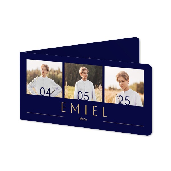 Folded Card Panoramic landscape rounded corners 19,6 x 9,3 cm Folded Card Panoramic landscape rounded corners 19,6 x 9,3 cm