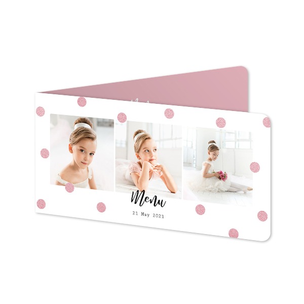 Folded Card Panoramic landscape rounded corners 19,6 x 9,3 cm Folded Card Panoramic landscape rounded corners 19,6 x 9,3 cm