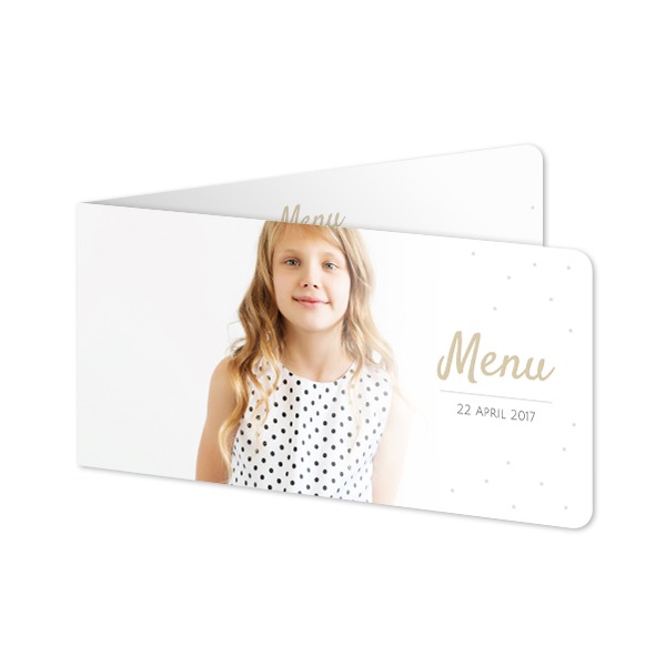 Folded Card Panoramic landscape rounded corners 19,6 x 9,3 cm