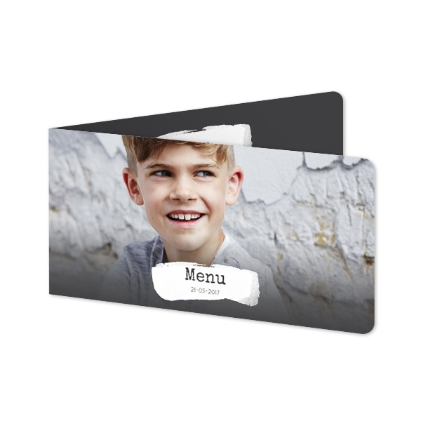 Folded Card Panoramic landscape rounded corners 19,6 x 9,3 cm Folded Card Panoramic landscape rounded corners 19,6 x 9,3 cm