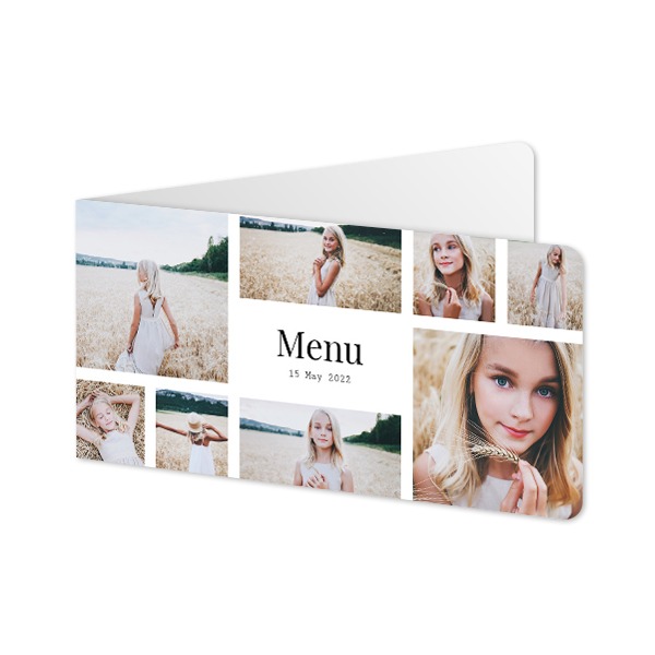 Folded Card Panoramic landscape rounded corners 19,6 x 9,3 cm Folded Card Panoramic landscape rounded corners 19,6 x 9,3 cm