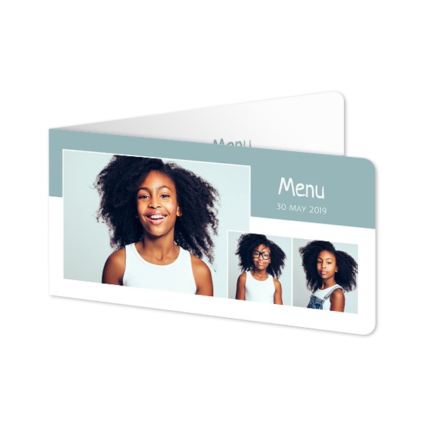 Folded Card Panoramic landscape rounded corners 19,6 x 9,3 cm Folded Card Panoramic landscape rounded corners 19,6 x 9,3 cm