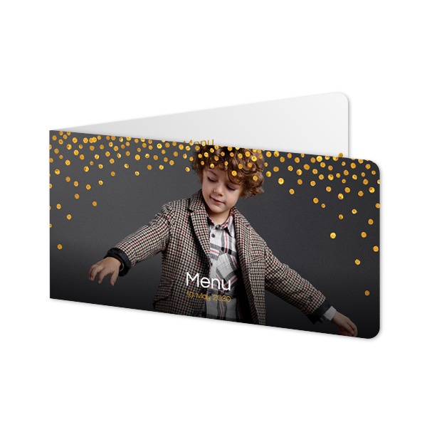 Folded Card Panoramic landscape rounded corners 19,6 x 9,3 cm Folded Card Panoramic landscape rounded corners 19,6 x 9,3 cm