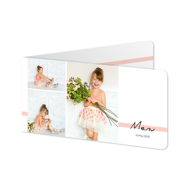 Foldede Fotokort Pano liggende runde hjørner 19,6 x 9,3 cm Foldede Fotokort Pano liggende runde hjørner 19,6 x 9,3 cm