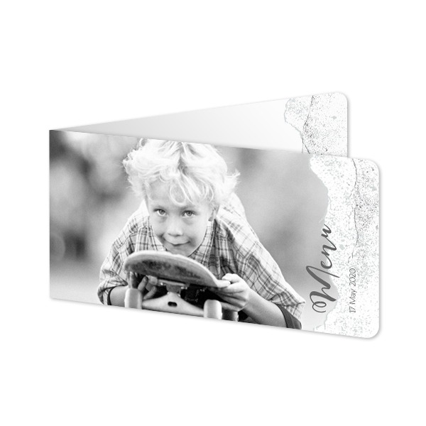 Folded Card Panoramic landscape rounded corners 19,6 x 9,3 cm Folded Card Panoramic landscape rounded corners 19,6 x 9,3 cm