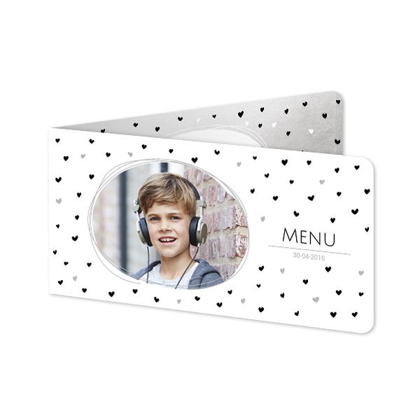 Doble Fotokort Pano liggende runde hjørner 19,6 x 9,3 cm