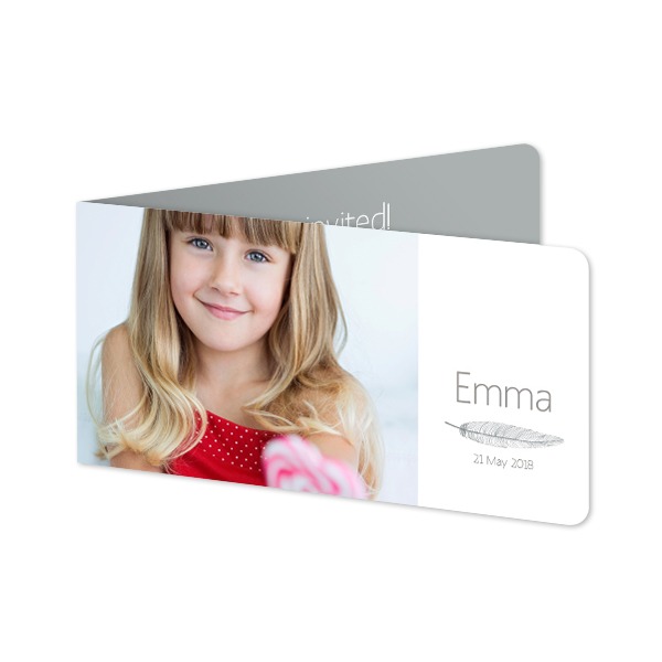 Falt-Grusskarte Pano Querformat mit abgerundeten Ecken 19,6 x 9,3 cm