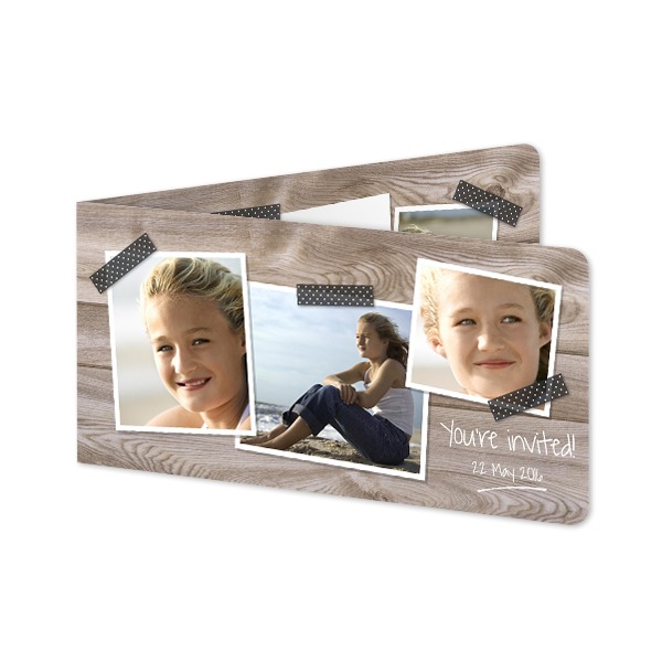 Folded Card Panoramic landscape rounded corners 19,6 x 9,3 cm Folded Card Panoramic landscape rounded corners 19,6 x 9,3 cm