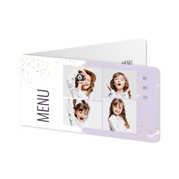 Falt-Grusskarte Pano Querformat mit abgerundeten Ecken 19,6 x 9,3 cm