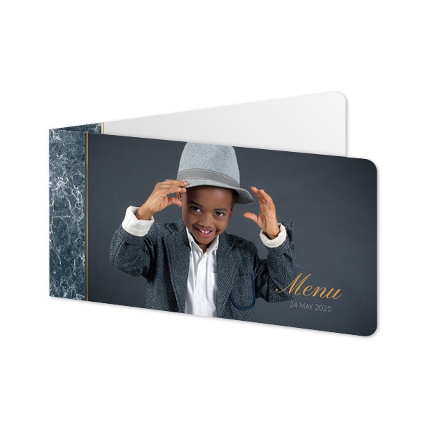 Doble Fotokort Pano liggende runde hjørner 19,6 x 9,3 cm