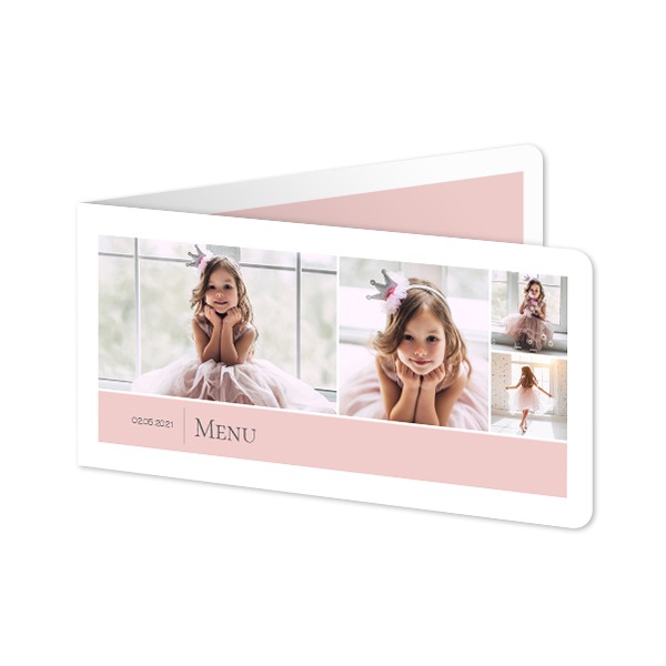 Folded Card Panoramic landscape rounded corners 19,6 x 9,3 cm Folded Card Panoramic landscape rounded corners 19,6 x 9,3 cm