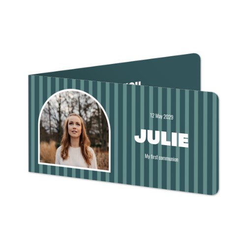 Folded Card Panoramic landscape rounded corners 19,6 x 9,3 cm Folded Card Panoramic landscape rounded corners 19,6 x 9,3 cm