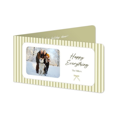 Folded Card Panoramic landscape rounded corners 19,6 x 9,3 cm