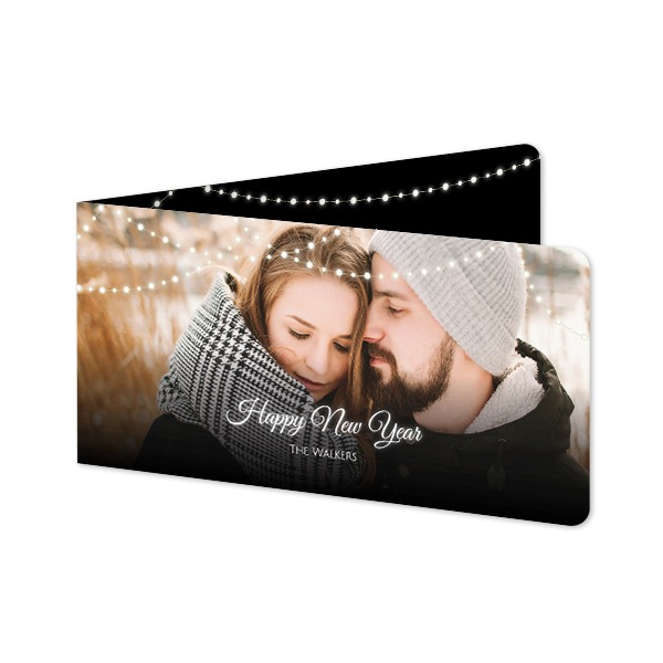 Folded Card Panoramic landscape rounded corners 19,6 x 9,3 cm Folded Card Panoramic landscape rounded corners 19,6 x 9,3 cm