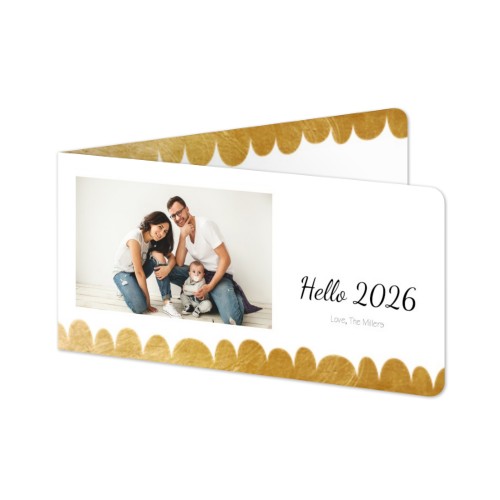 Folded Card Panoramic landscape rounded corners 19,6 x 9,3 cm Folded Card Panoramic landscape rounded corners 19,6 x 9,3 cm