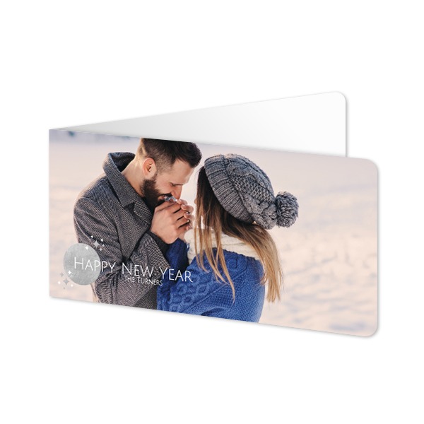 Folded Card Panoramic landscape rounded corners 19,6 x 9,3 cm Folded Card Panoramic landscape rounded corners 19,6 x 9,3 cm