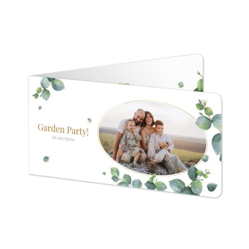 Folded Card Panoramic landscape rounded corners 19,6 x 9,3 cm Folded Card Panoramic landscape rounded corners 19,6 x 9,3 cm