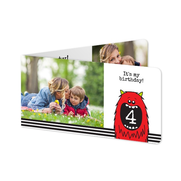 Faire-part 2 volets Pano paysage coins arrondis 19,6 x 9,3 cm Faire-part 2 volets Pano paysage coins arrondis 19,6 x 9,3 cm