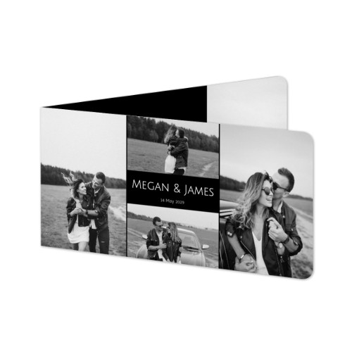 Folded Card Panoramic landscape rounded corners 19,6 x 9,3 cm Folded Card Panoramic landscape rounded corners 19,6 x 9,3 cm