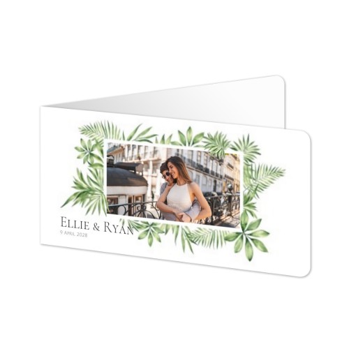 Folded Card Panoramic landscape rounded corners 19,6 x 9,3 cm Folded Card Panoramic landscape rounded corners 19,6 x 9,3 cm