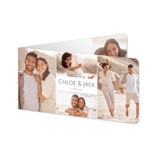 Folded Card Panoramic landscape rounded corners 19,6 x 9,3 cm Folded Card Panoramic landscape rounded corners 19,6 x 9,3 cm