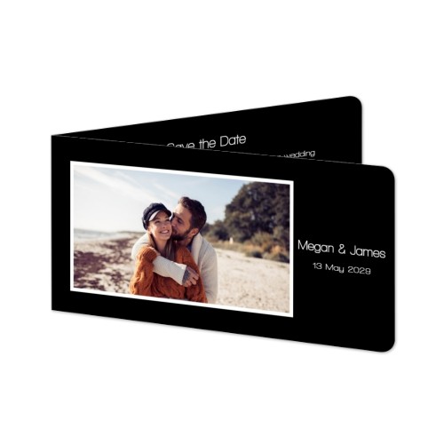 Foldede Fotokort Pano liggende runde hjørner 19,6 x 9,3 cm