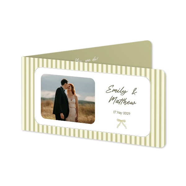 Folded Card Panoramic landscape rounded corners 19,6 x 9,3 cm Folded Card Panoramic landscape rounded corners 19,6 x 9,3 cm
