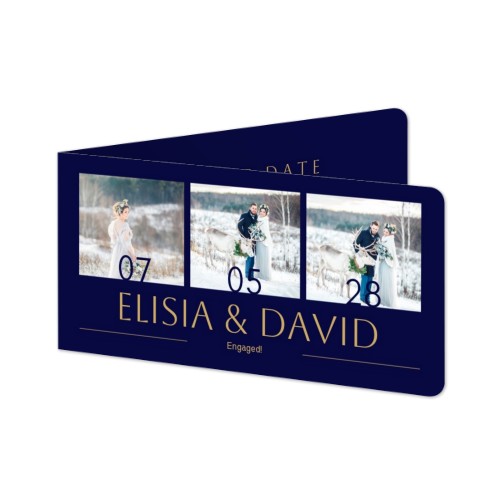 Folded Card Panoramic landscape rounded corners 19,6 x 9,3 cm Folded Card Panoramic landscape rounded corners 19,6 x 9,3 cm