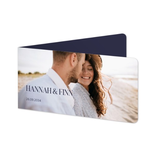 Folded Card Panoramic landscape rounded corners 19,6 x 9,3 cm Folded Card Panoramic landscape rounded corners 19,6 x 9,3 cm