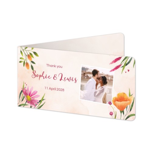 Folded Card Panoramic landscape rounded corners 19,6 x 9,3 cm Folded Card Panoramic landscape rounded corners 19,6 x 9,3 cm