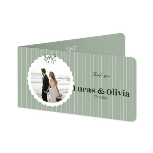 Folded Card Panoramic landscape rounded corners 19,6 x 9,3 cm Folded Card Panoramic landscape rounded corners 19,6 x 9,3 cm