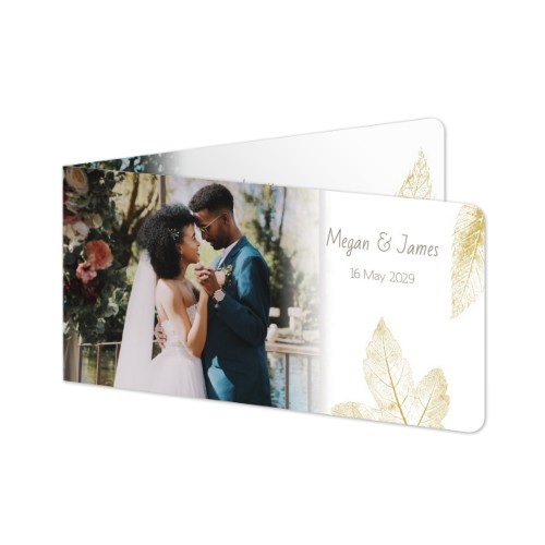 Doble Fotokort Pano liggende runde hjørner 19,6 x 9,3 cm