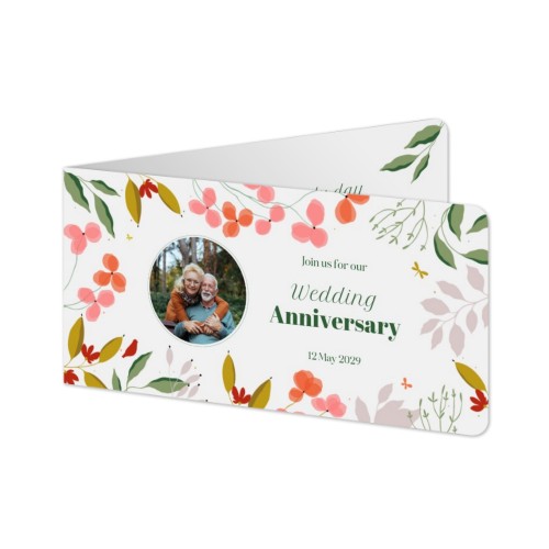 Doble Fotokort Pano liggende runde hjørner 19,6 x 9,3 cm