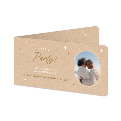 Foldede Fotokort Pano liggende runde hjørner 19,6 x 9,3 cm