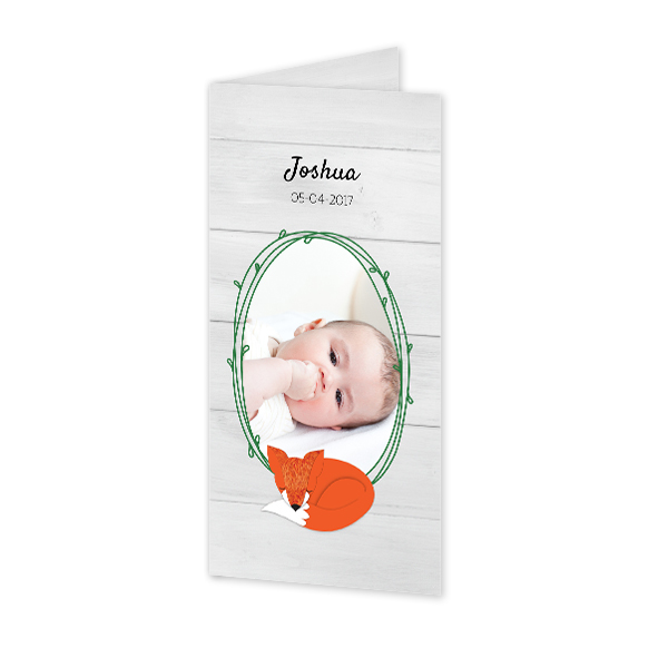 Folded Card Panoramic Portrait 9,3 x 19,6 cm