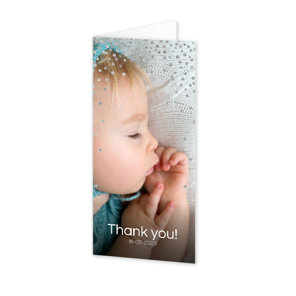 Folded Card Panoramic Portrait 9,3 x 19,6 cm