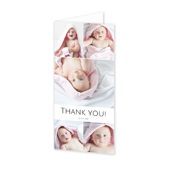 Folded Card Panoramic Portrait 9,3 x 19,6 cm