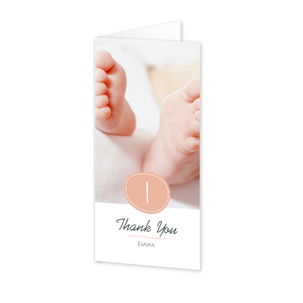 Folded Card Panoramic Portrait 9,3 x 19,6 cm