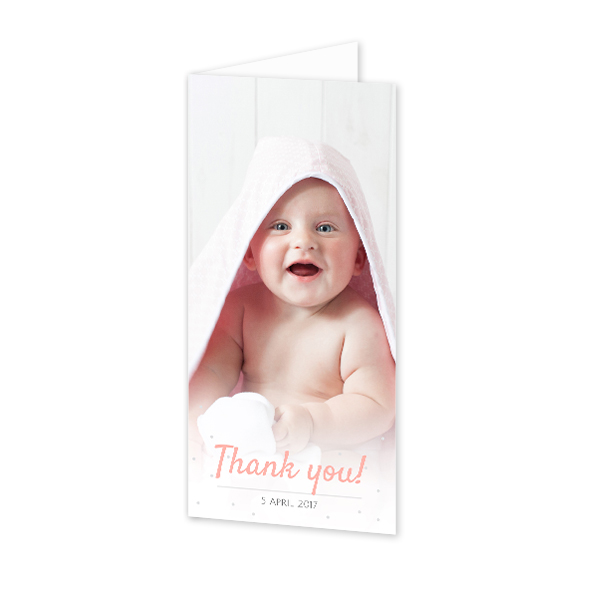 Folded Card Panoramic Portrait 9,3 x 19,6 cm