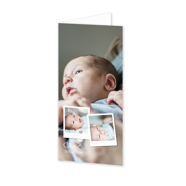 Faire-part 2 volets Pano portrait 9,3 x 19,6 cm Faire-part 2 volets Pano portrait 9,3 x 19,6 cm