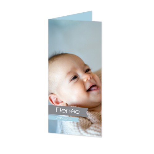 Folded Card Panoramic Portrait 9,3 x 19,6 cm