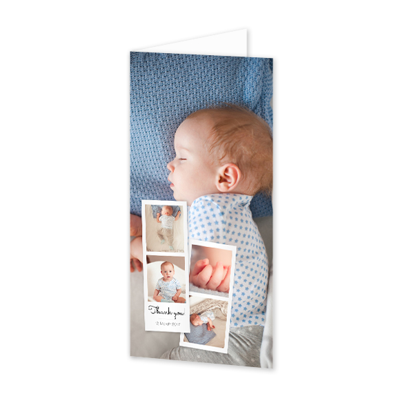 Foldede Fotokort Pano Portræt 9,3 x 19,6 cm