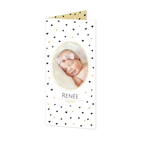 Folded Card Panoramic Portrait 9,3 x 19,6 cm