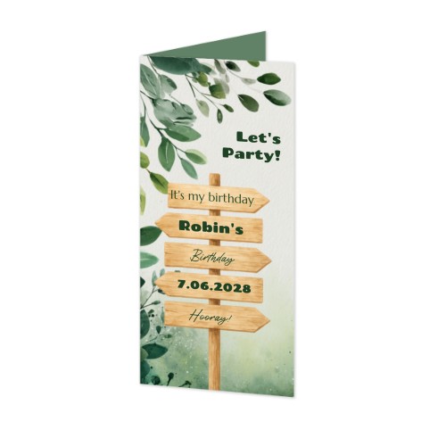 Folded Card Panoramic Portrait 9,3 x 19,6 cm Folded Card Panoramic Portrait 9,3 x 19,6 cm