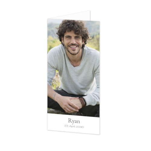 Doble Fotokort Pano Stående 9,3 x 19,6 cm